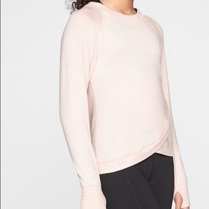 Athleta Criss Cross My Heart Sweatshirt